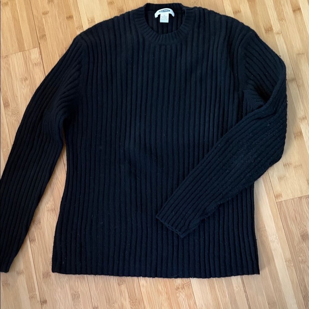 Old Navy Men's Navy Ribbed Sweater